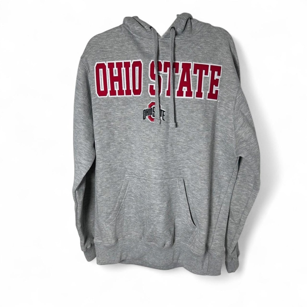 Top of the World Hoodie Mens Medium Ohio State Buckeyes Gray Unisex Sweatshirt